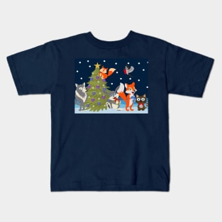 Foxy Christmas Kids T-Shirt